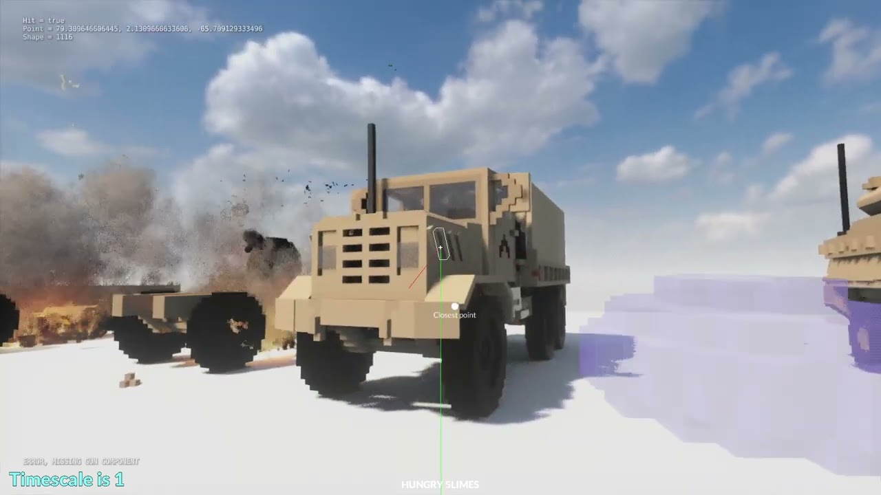 Milit&auml;rfahrzeuge vs hungry slime 3 / Teardown