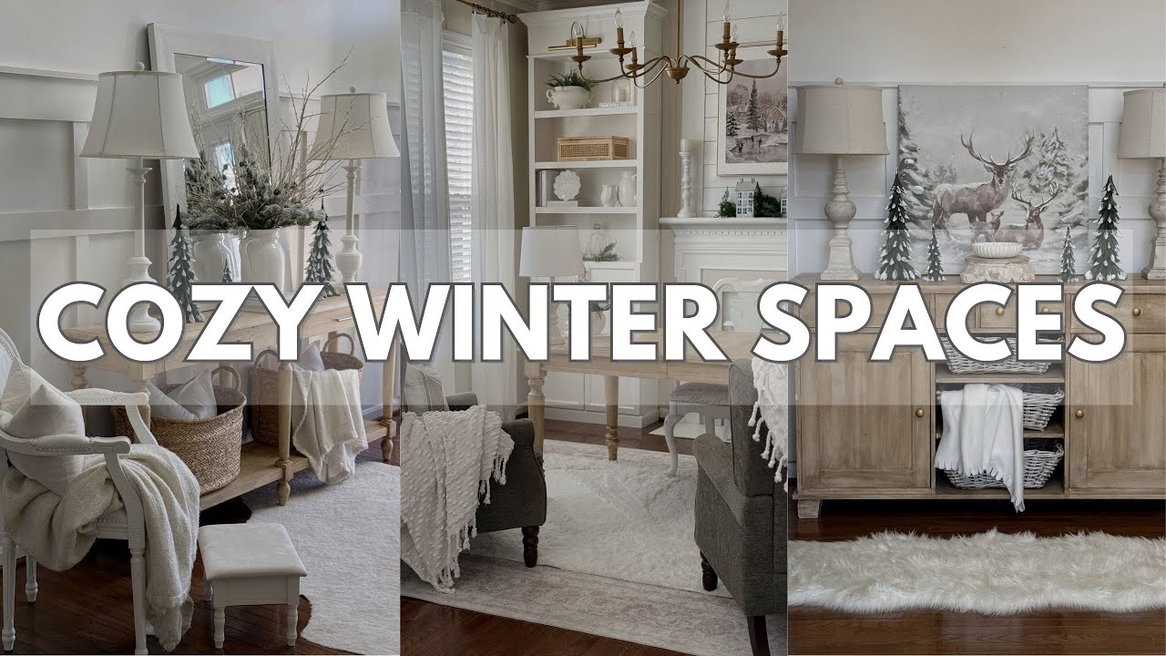 COZY WINTER SPACES 2026 | Entryway & Home Studio Look Around