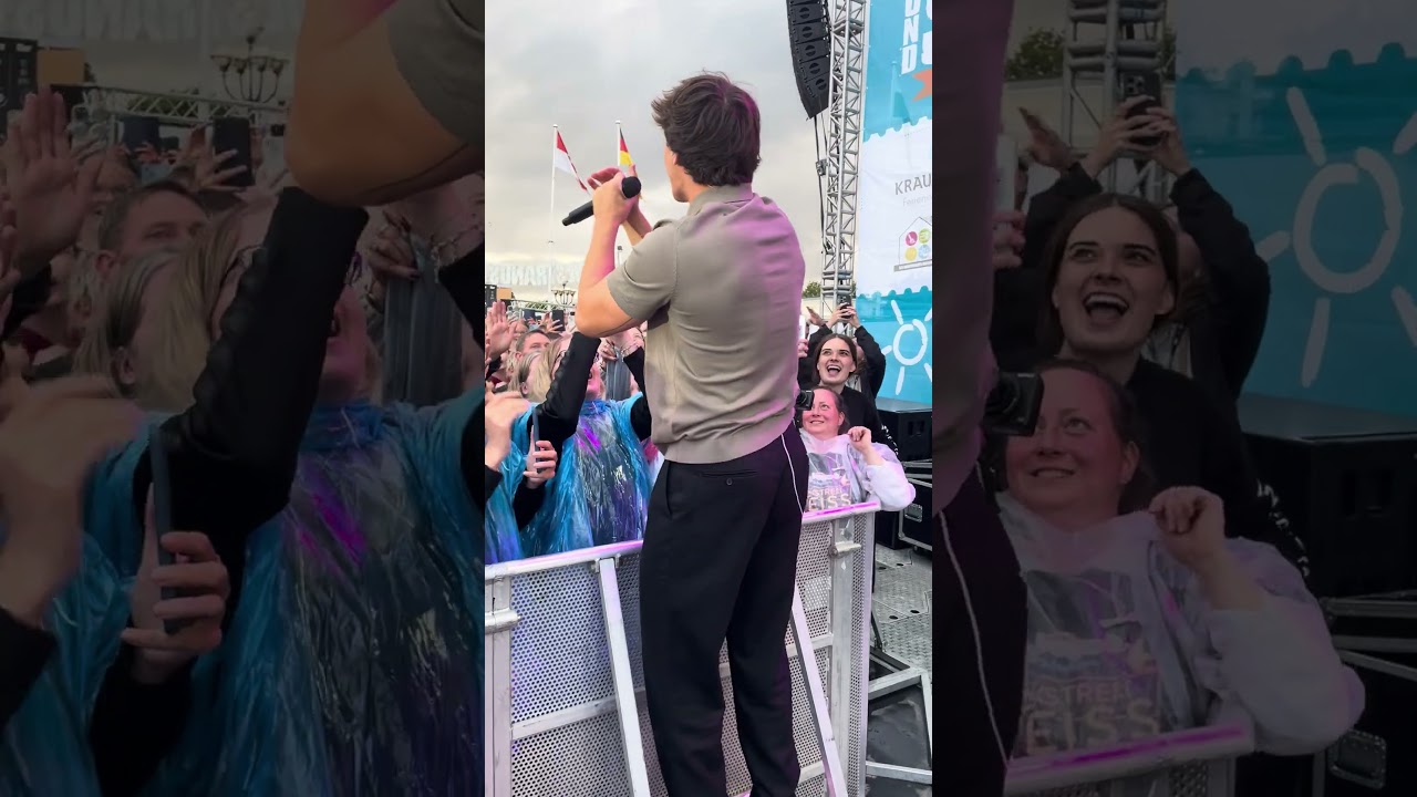 Wincent Weiss, live in Gr&ouml;mitz, ganz Publikums nah