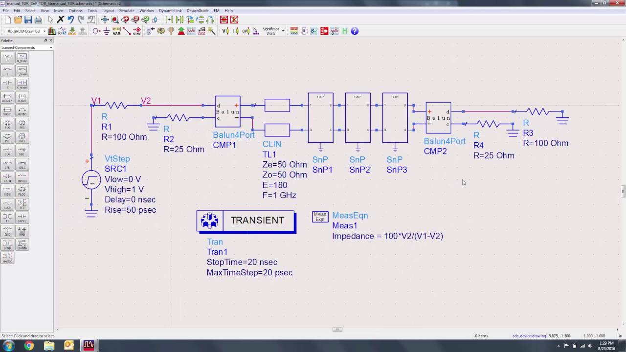 Using S-Parameter Files and Setting up Basic TDR Measurements