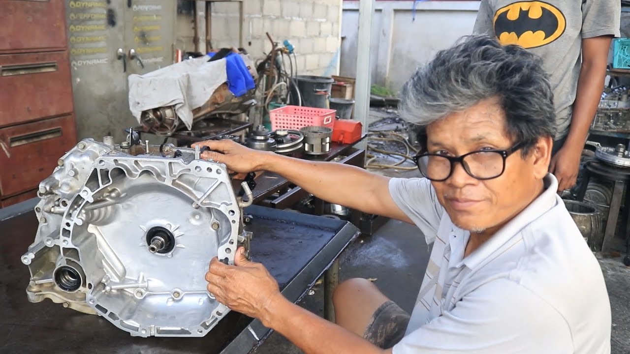 การประกอบเกียร์ cvt nissan march | Part (2/2)