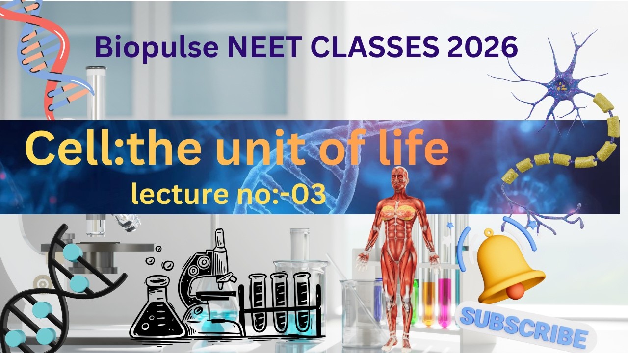 Cell:The Unit of Life | Class 11 Biology lec-3[Bilingual] Eukaryotic cell | NEET