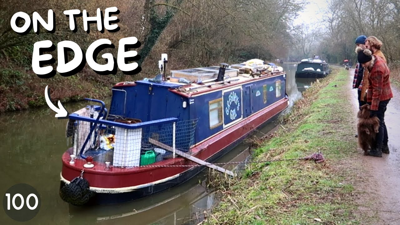 This mooring made us panic | Narrowboat life reality - 100