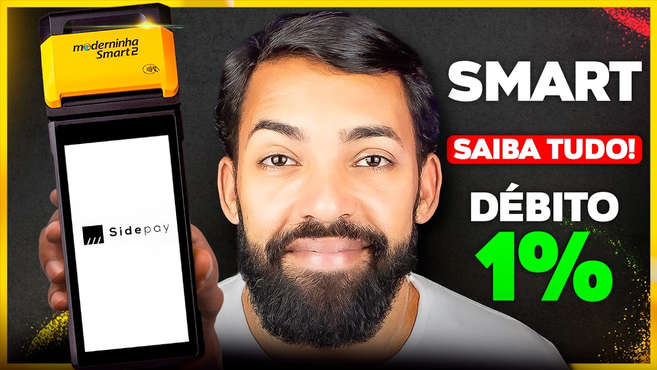 Maquininha de Cartão SIDEPAY SMART com as MENORES taxas VALE MESMO A PENA ? ANÁLISE SINCERA