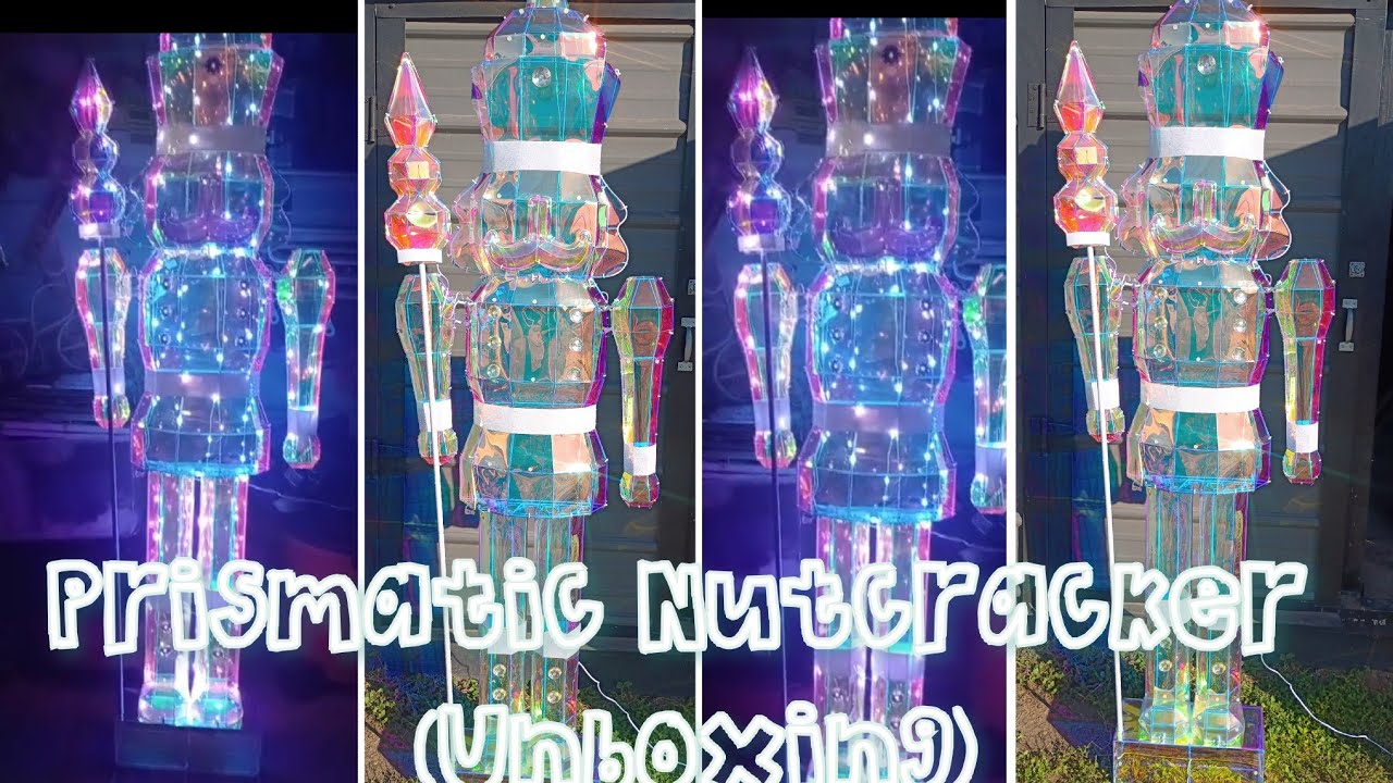 Unboxing Walmarts iridescent Nutcracker| quick setup