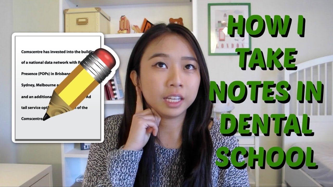 How I Take Notes in Dental School || Brittany Goes to Dental School