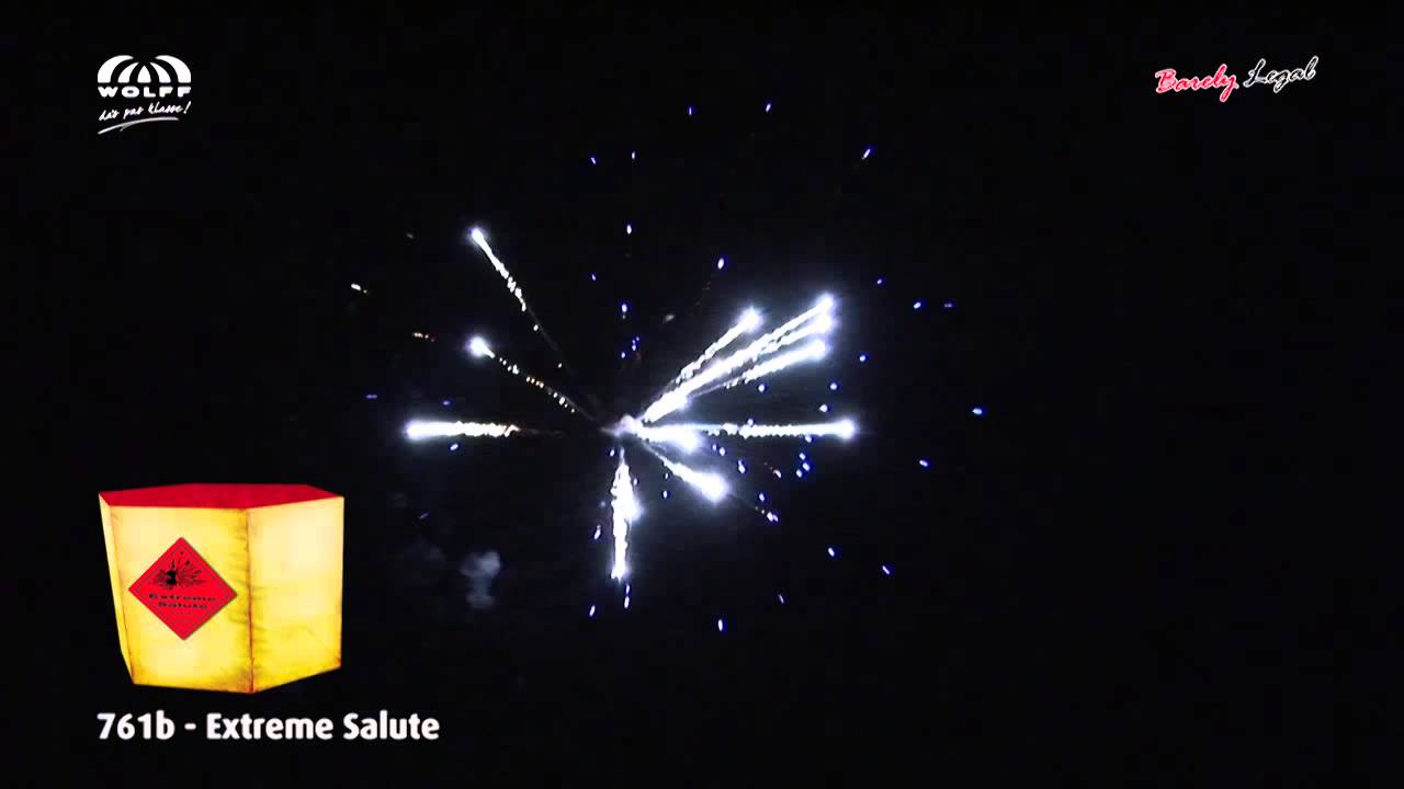 761b Extreme Salute - Barely Legal Vuurwerk - Vuurwerkland