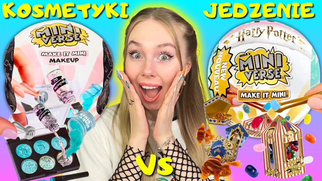 ZROBIŁAM MINI KOSMETYKI I JEDZENIE❗️ 💄🍡 | Miniverse | MGA | Pattje