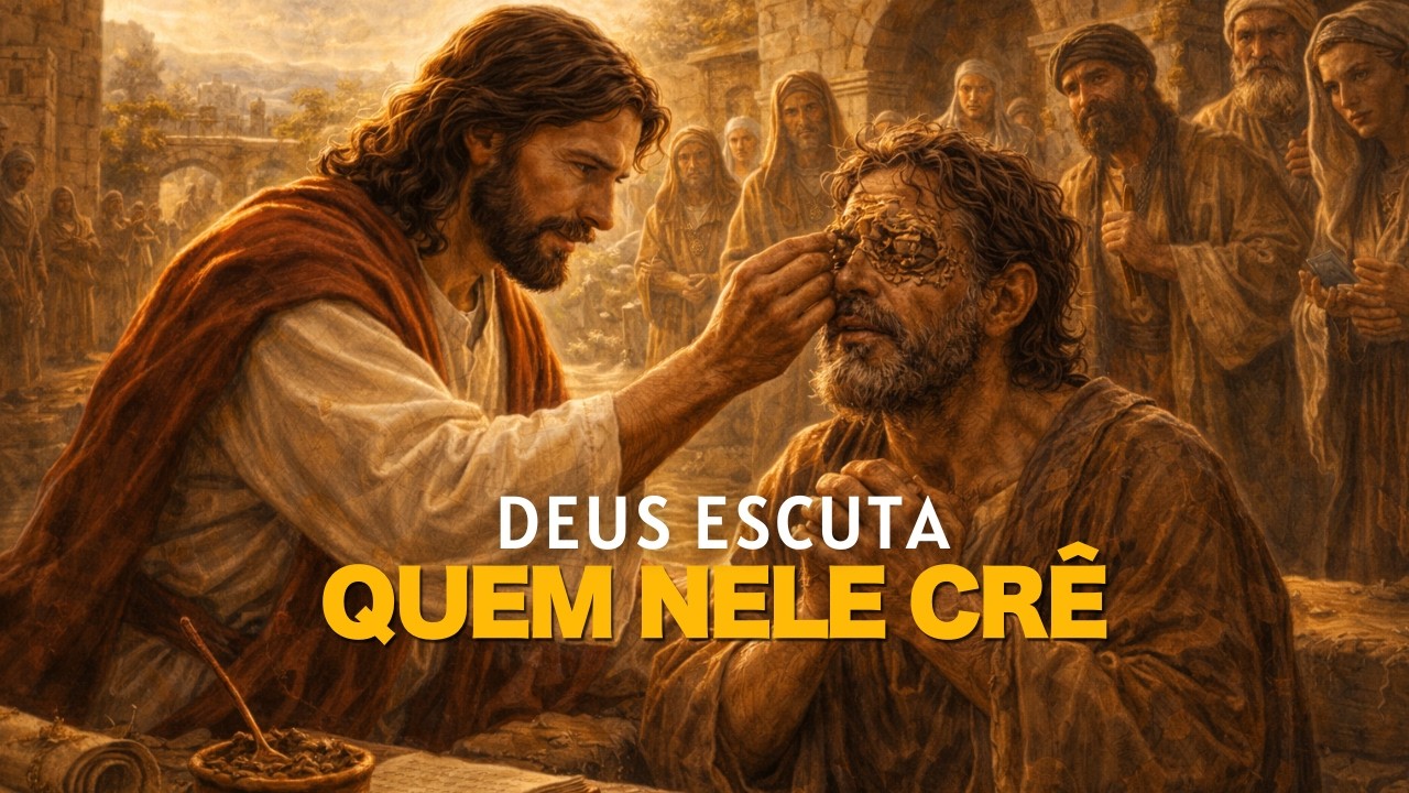 Imagine não poder ver a obra de Deus...