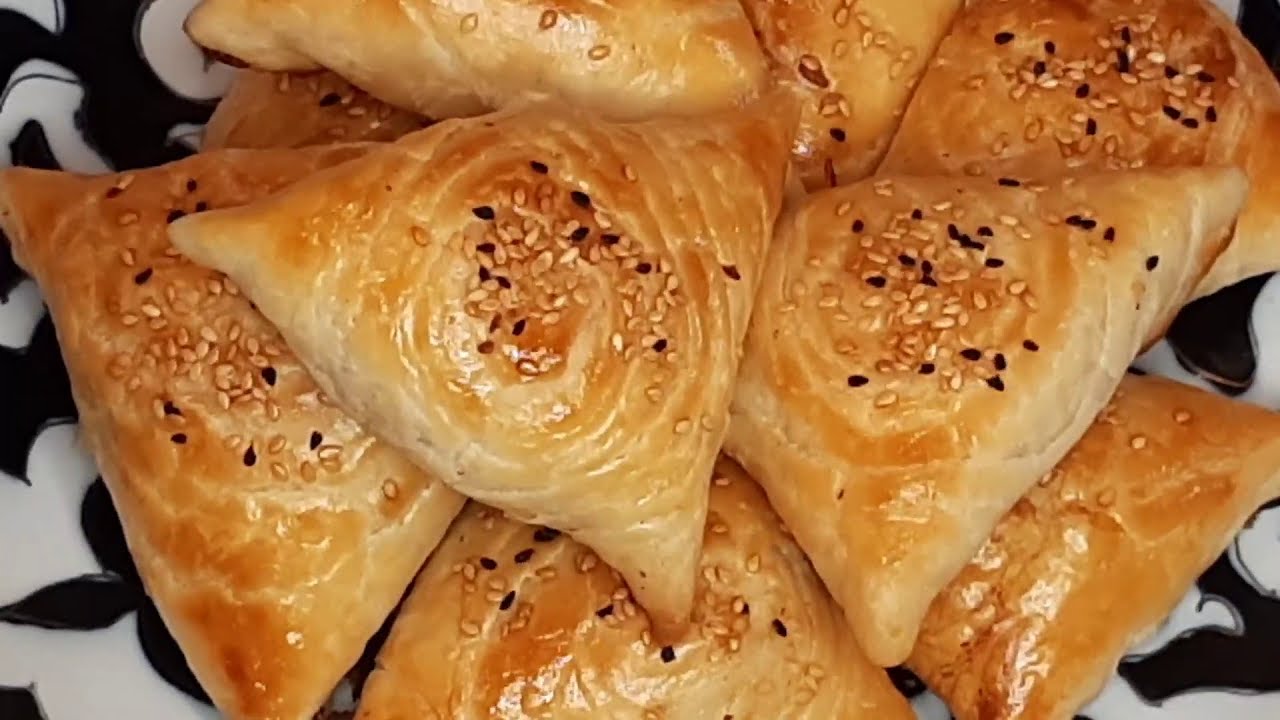 Вкусная самса с курицей и сыром