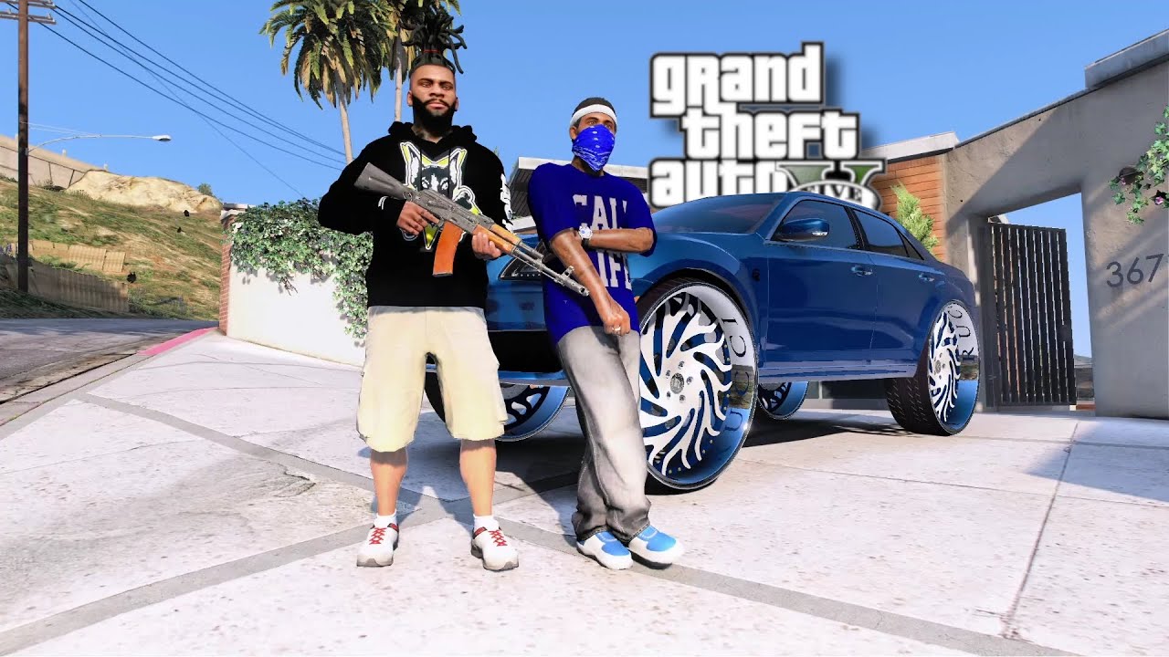 GTA 5 LAMAR & FRANKLIN HOOD LIFE DRUG WARFARE DLC