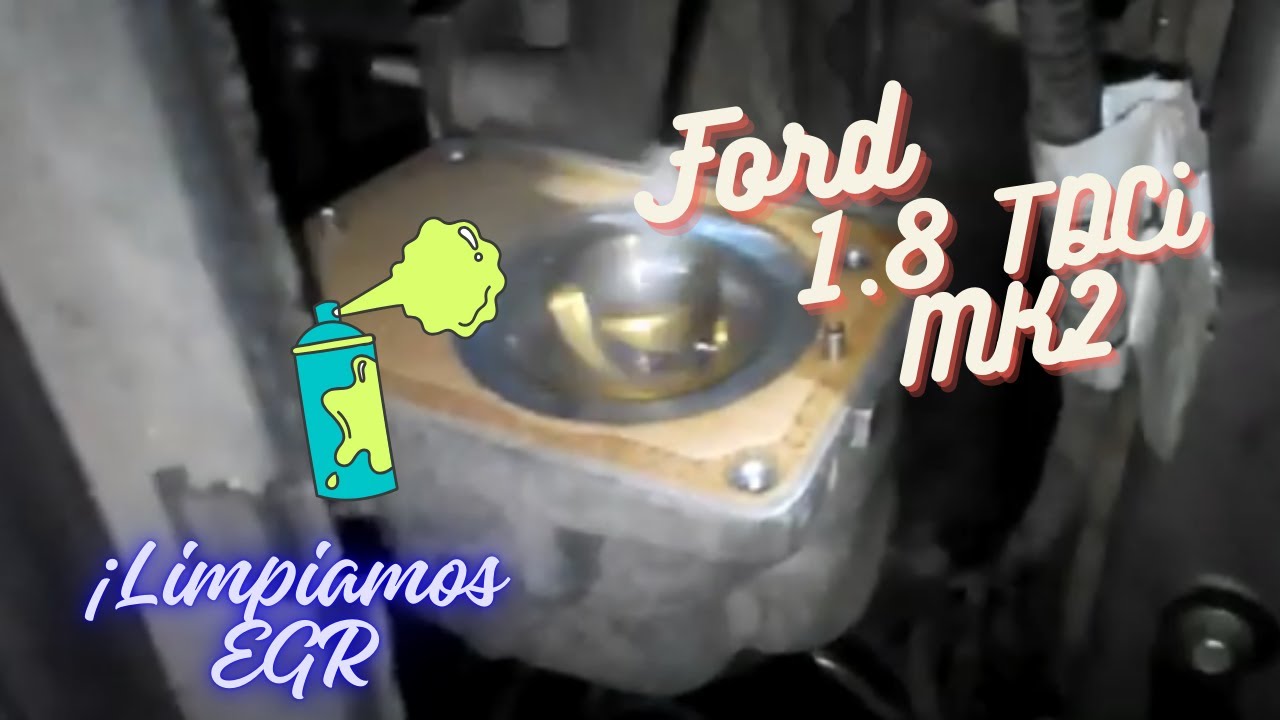limpieza y descarbonización de válvula EGR de Ford Focus II 1,8 TDCI 115 CV
