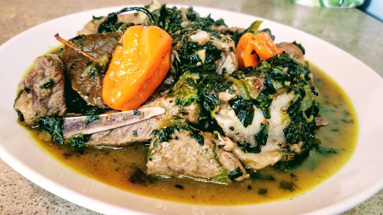 BOUILLON SAUVAGE CONGOLAIS DE COTE DE PORC