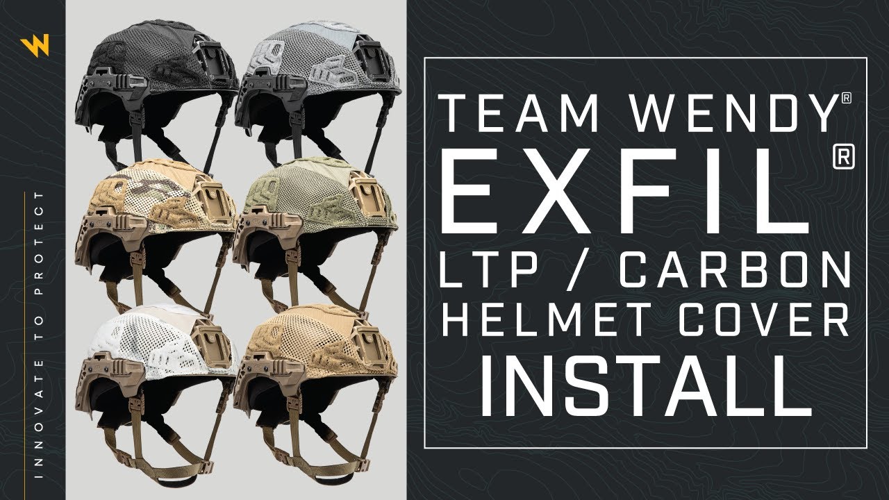 How to Install EXFIL LTP/CARBON Helmet Cover
