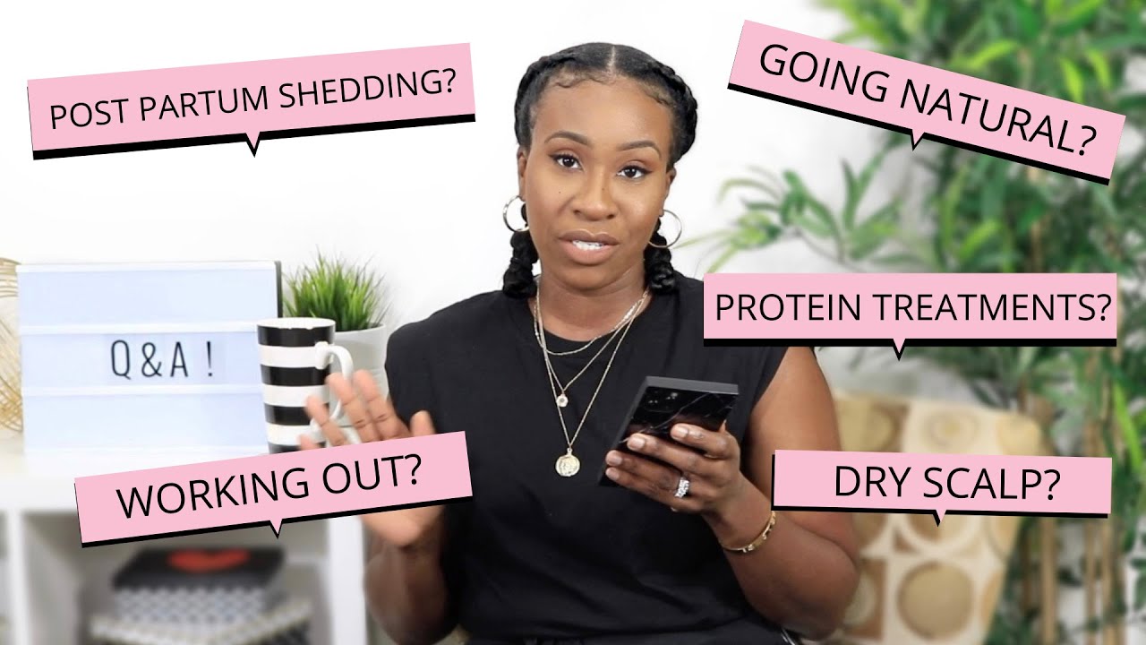 Q&A: ANSWERING YOUR HAIR QUESTIONS | RELAXED HAIR