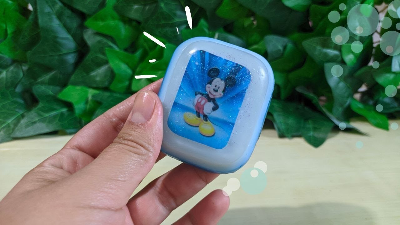 Jabón de glicerina Mickey Frozen y Mandala / Mickey Frozen and Mandala glycerin soap