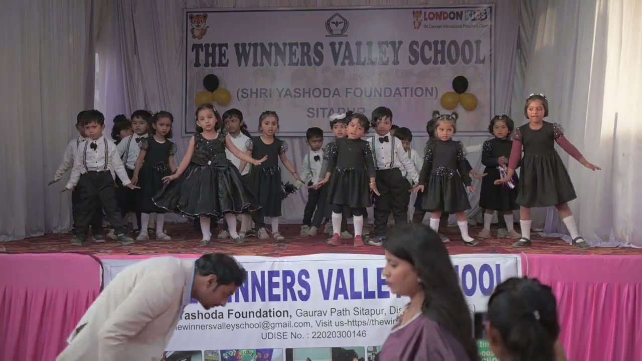 Little steps, big smiles, and lots of happiness Our Nursery kids dance performance.