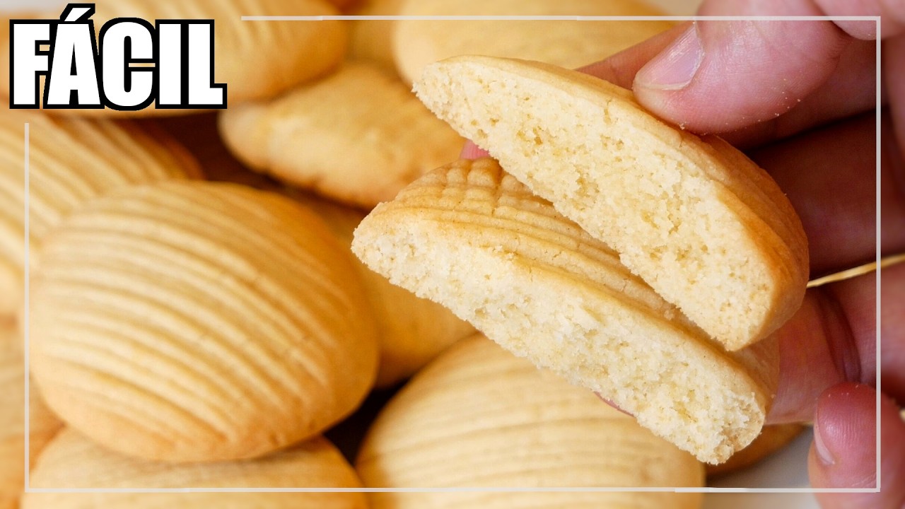 GALLETAS Riqu&iacute;simas Y F&aacute;ciles | POCOS Ingredientes y En 10 Minutos