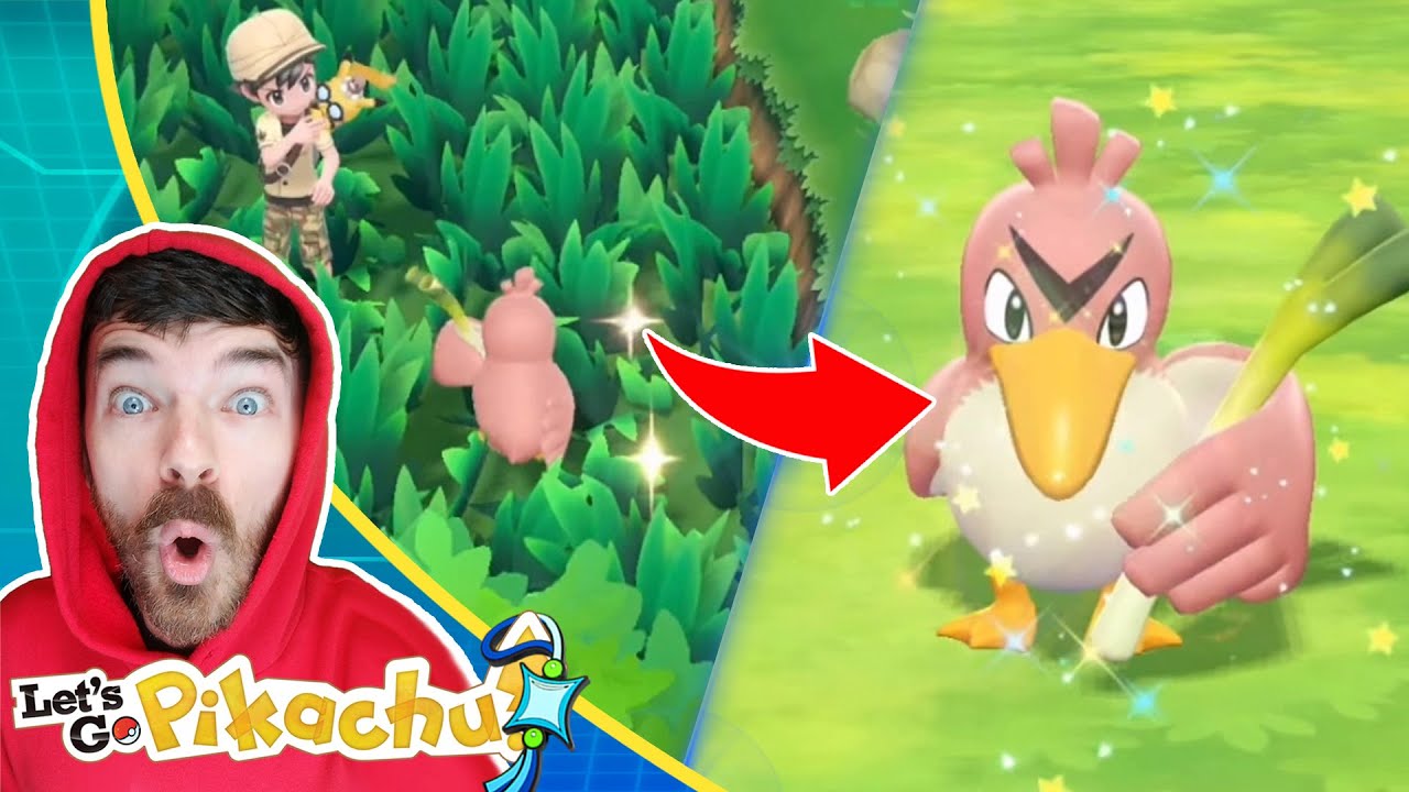 Shiny Farfetch'd Live Catch Reaction | Pokemon Let's Go Pikachu Extreme Shiny Living Dex Series