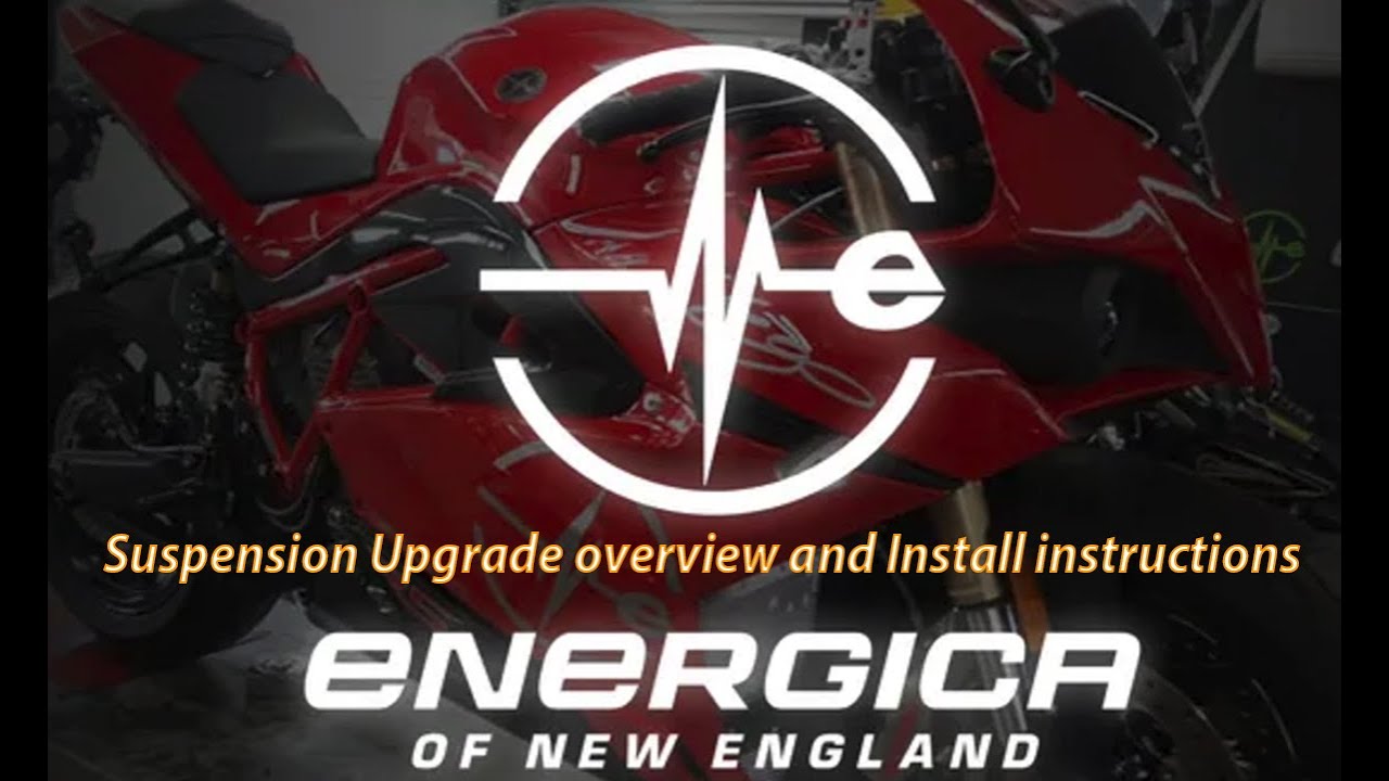 EONE Energica Suspension upgrade overview and install instructions