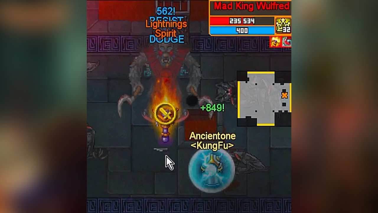 Ancientone Killing Boss Wulfred (Horror event boss) | Warspear Online