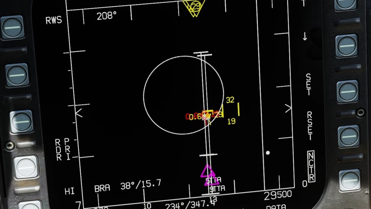 DCS F/A-18C HORNET - TUTORIAL RADAR A/A RWS, LTWS (1 DE 3)
