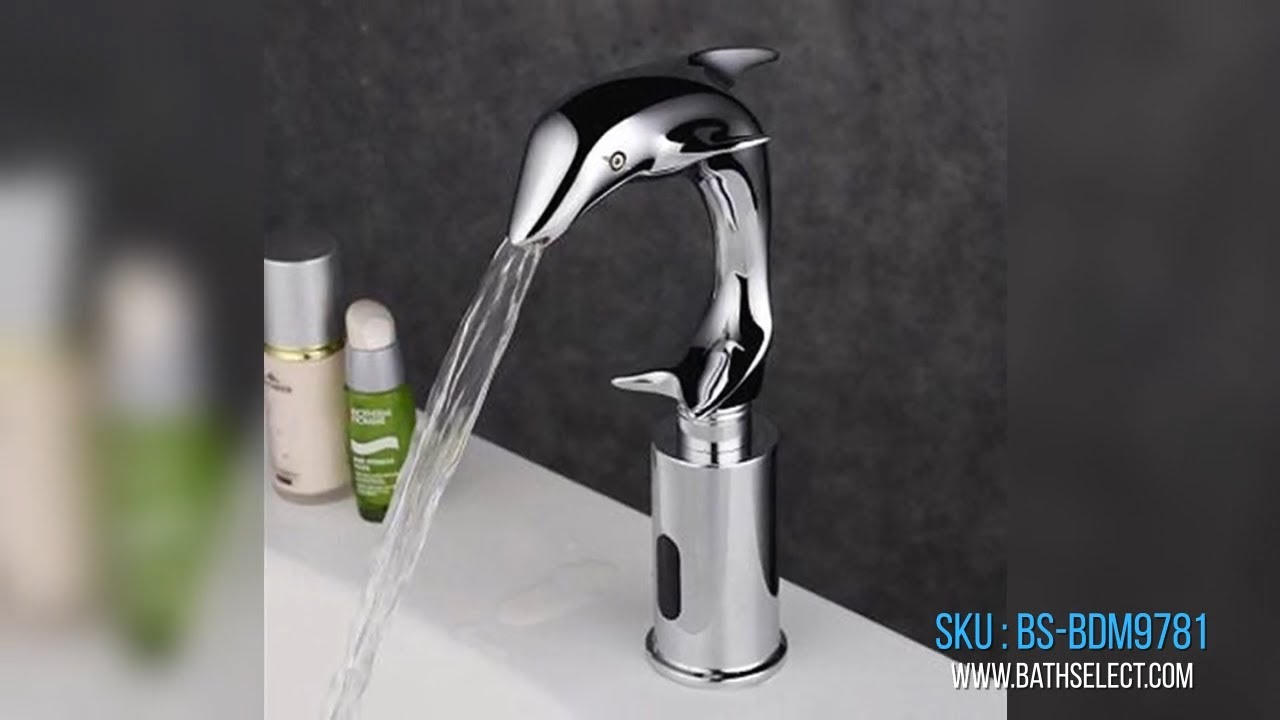 Touch Free Commercial Automatic Motion Sensor Sink Faucet Dolphin Style - BS-BDM9781