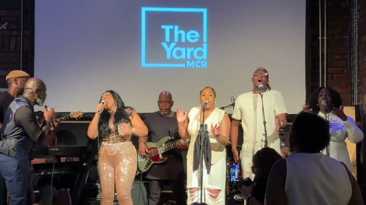 Michelle John and Wayne Ellington sing ‘ God Is ‘ at The Yard / Manchester  .