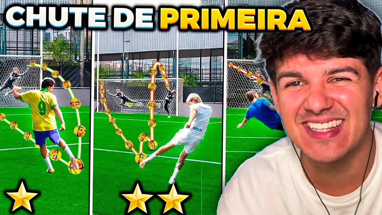 S&Oacute; VALE CHUTE DE PRIMEIRA!! *SAIU MUITO GOLA&Ccedil;O COM CURVA - wardi REACT!
