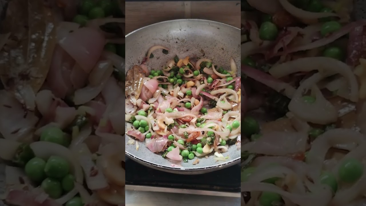 🫕Hotel style mater pulao🥘|In just 15 minutes |tasty pulao😋.