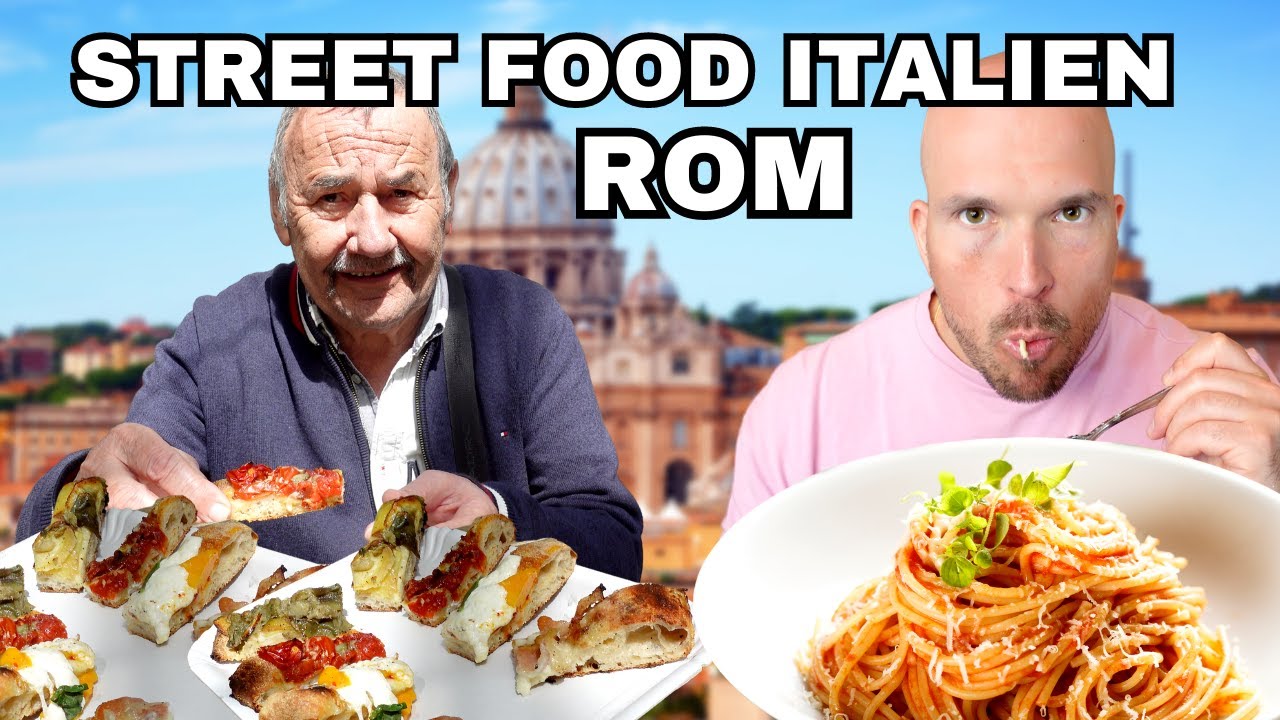 Ultimative Food Tour durch Rom - Hier speisen die Echten Italiener🇮🇹🤤 | Street Food Italy