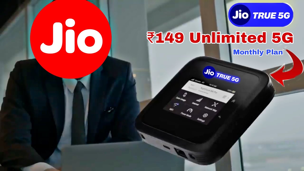 Jio's 5G Portable Broadband: Say Goodbye to Slow Internet with 8Gbps Speed!"