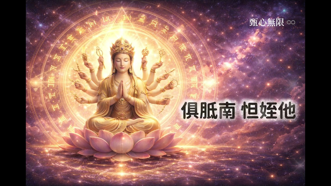 《準提神咒》 消滅罪障、增長福壽、遠離諸苦、正大光明