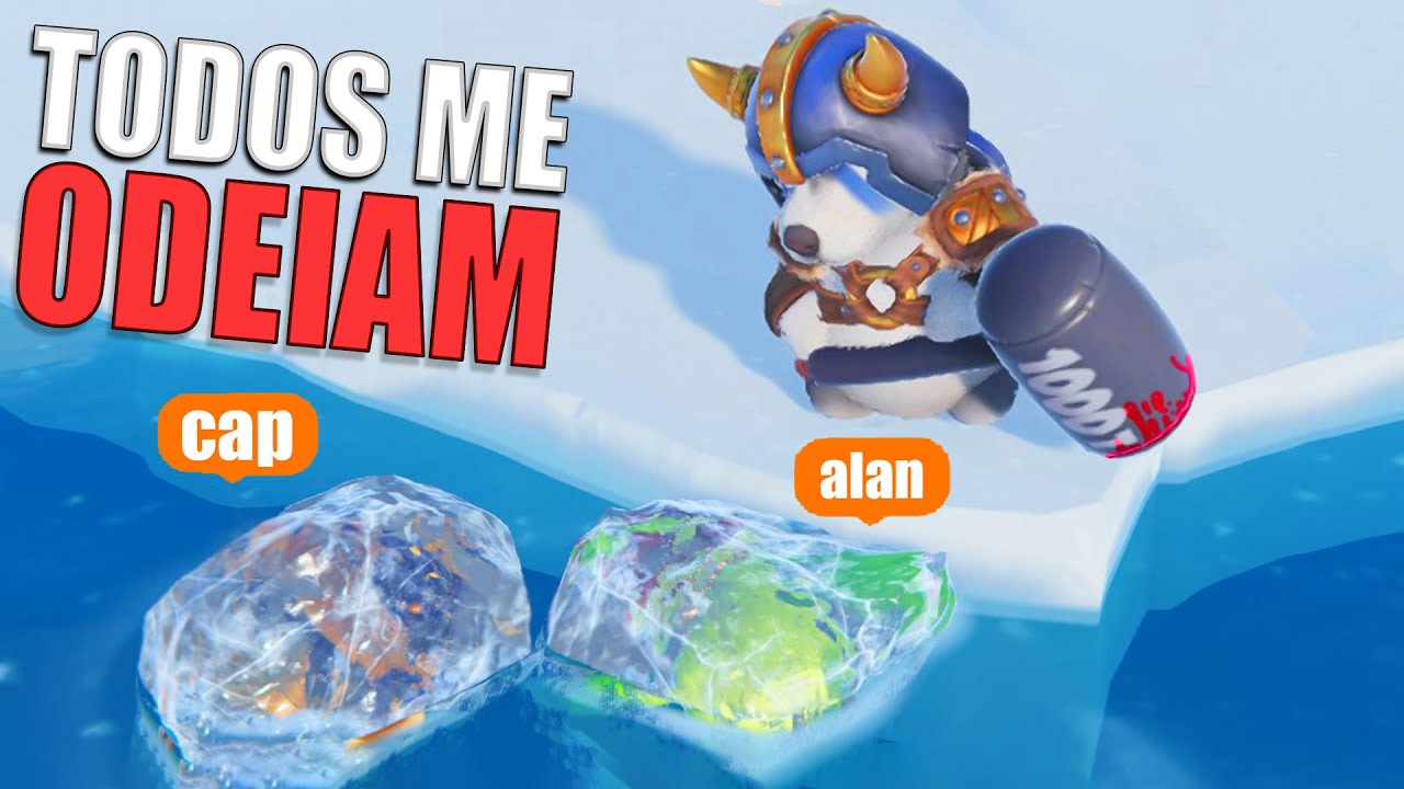 Rindo Alto e Derrotando Todos no Mapa da NEVE no Party Animals
