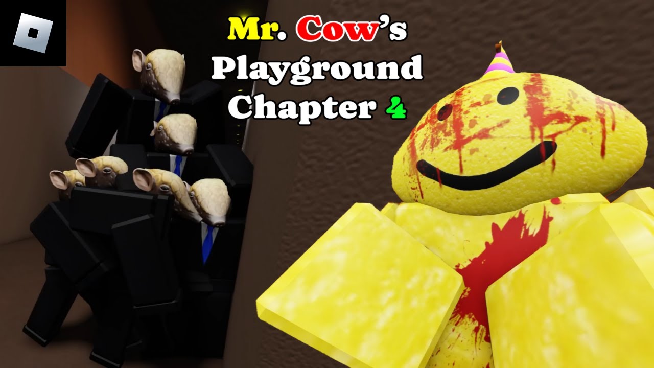 Mr. Cow's Playground [Chapter 4] : roblox mascot horror gameplay walkthrough