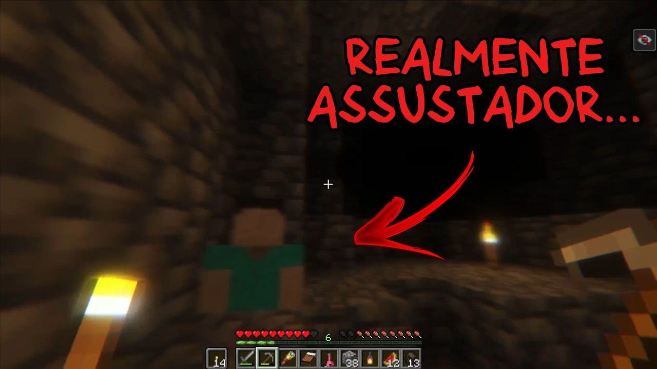 esse é o MELHOR mod de TERROR no MINECRAFT || From The Caves