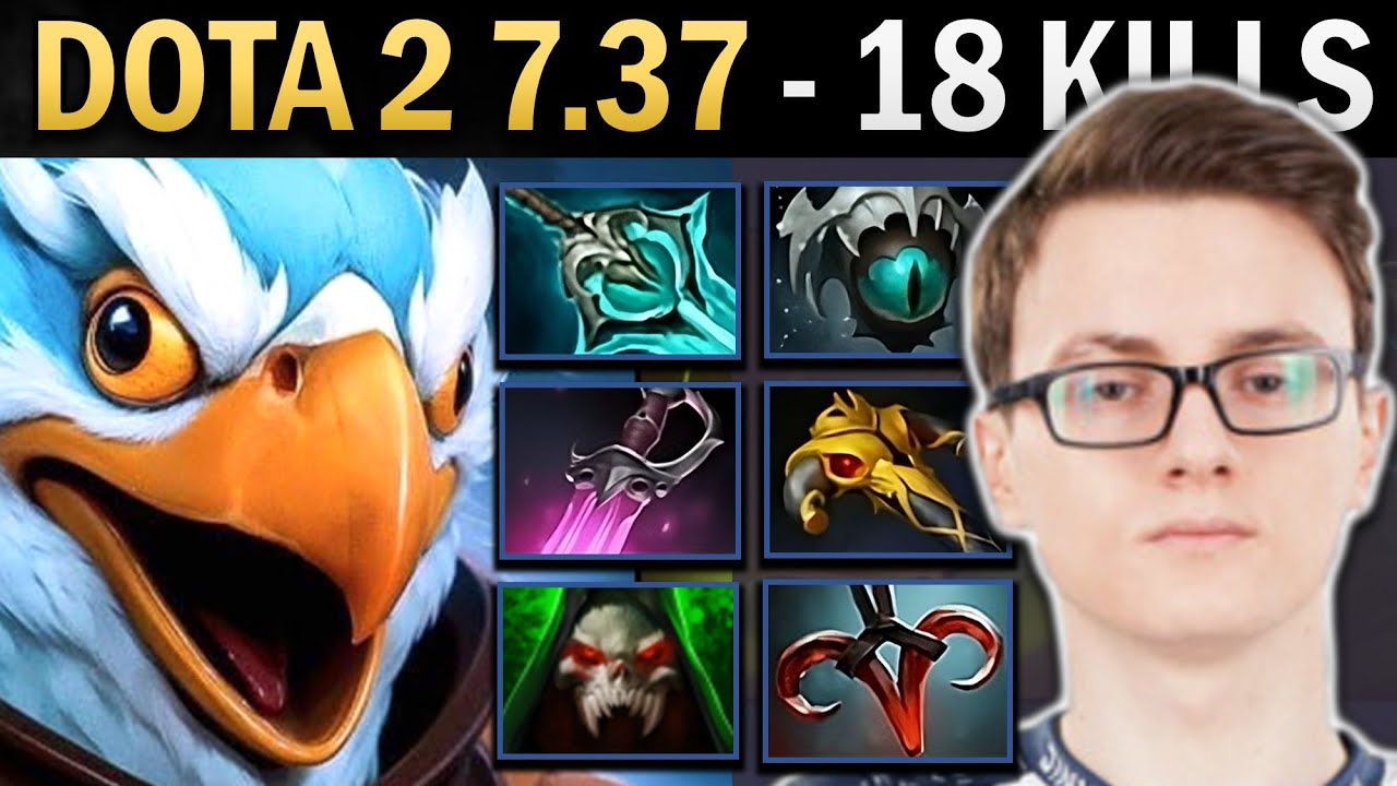 Kez Gameplay Miracle with Khanda and 18 Kills - Dota 2 7.37
