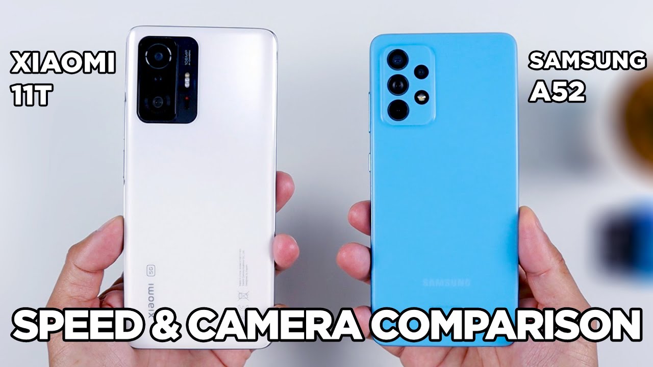 Xiaomi 11T vs Samsung A52 SPEED TEST & CAMERA Comparison | Zeibiz
