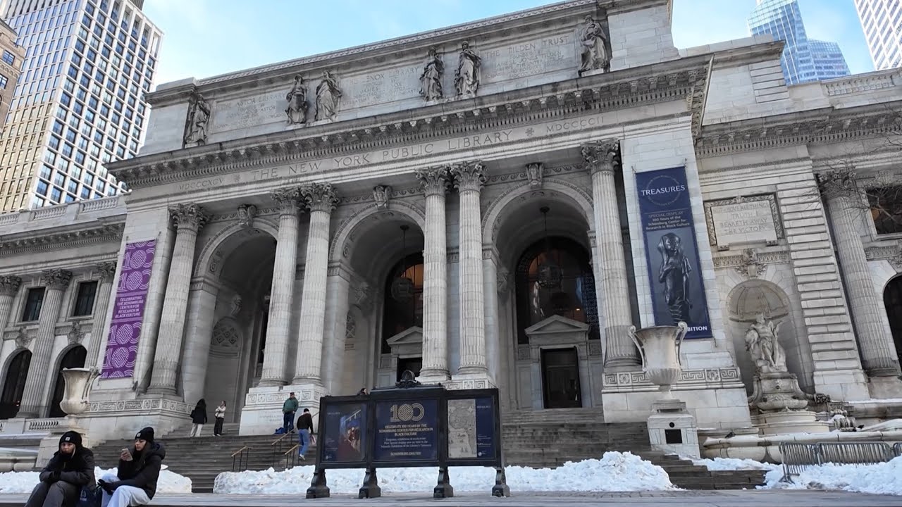 Visiting the New York Public Library & Laduree in Soho.