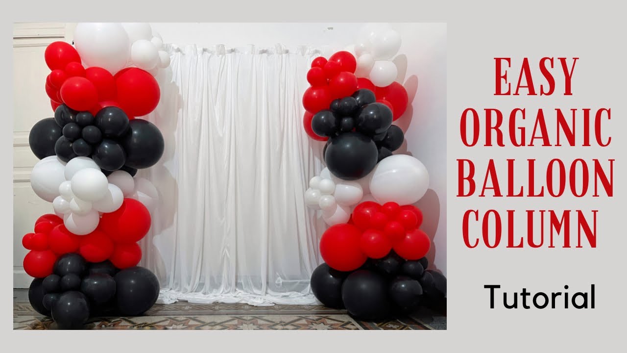 Organic Balloon Column | Easy Tutorial