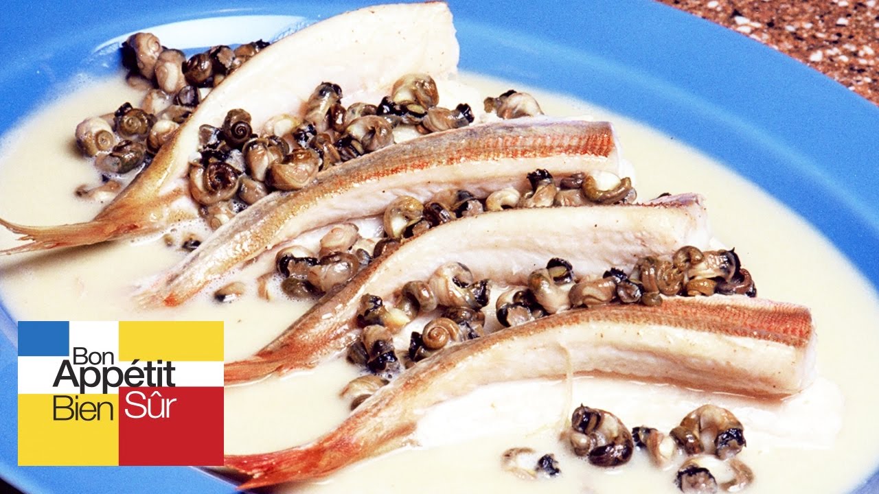 Grondins au beurre de bigorneaux [Recette]