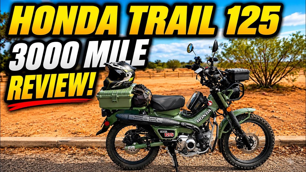 Honda Trail 125 CT125 3000 Mile Review #honda #ct125 #trail125
