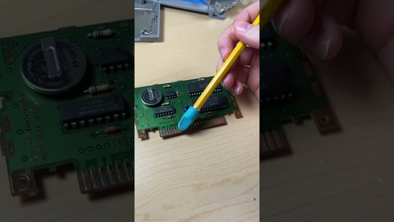 Can an Eraser Fix This N64 Cart? #Shorts #Repair