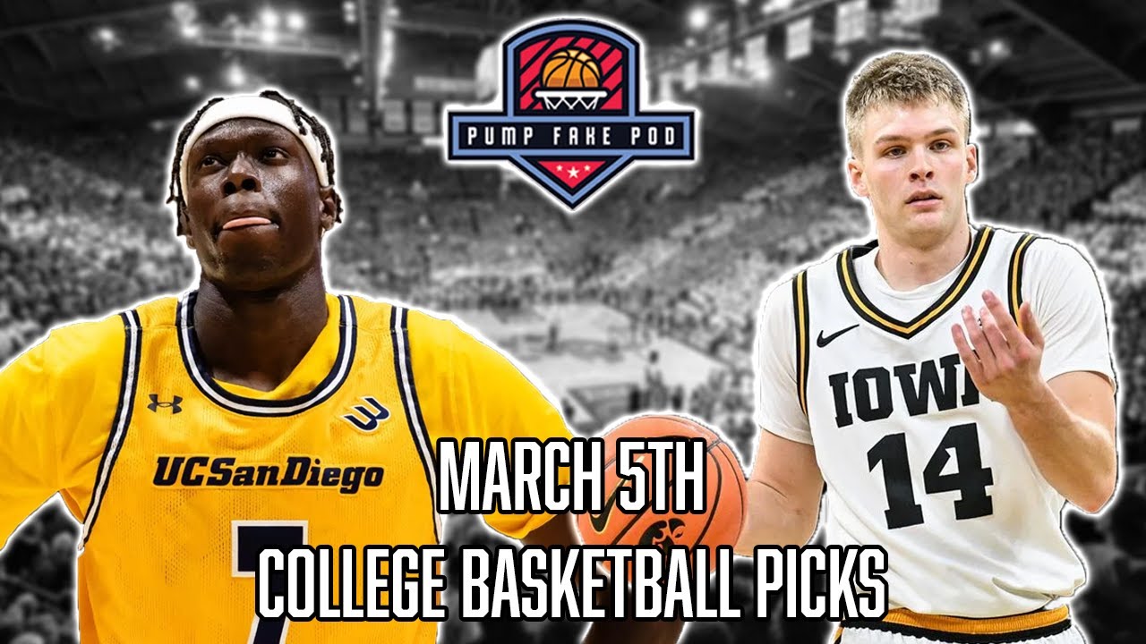 NCAA COLLEGE BASKETBALL PICKS FOR MARCH 5TH
