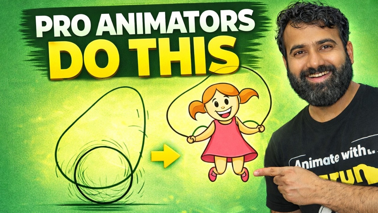 From Bouncing Ball to Cartoon Girl 😳 Animation Secret Revealed