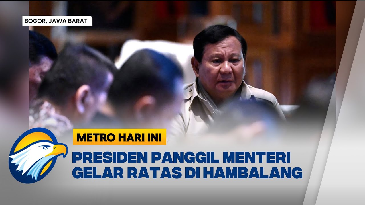 Presiden Prabowo Soroti Penertiban Tambang & Kawasan Hutan [Metro Hari Ini]