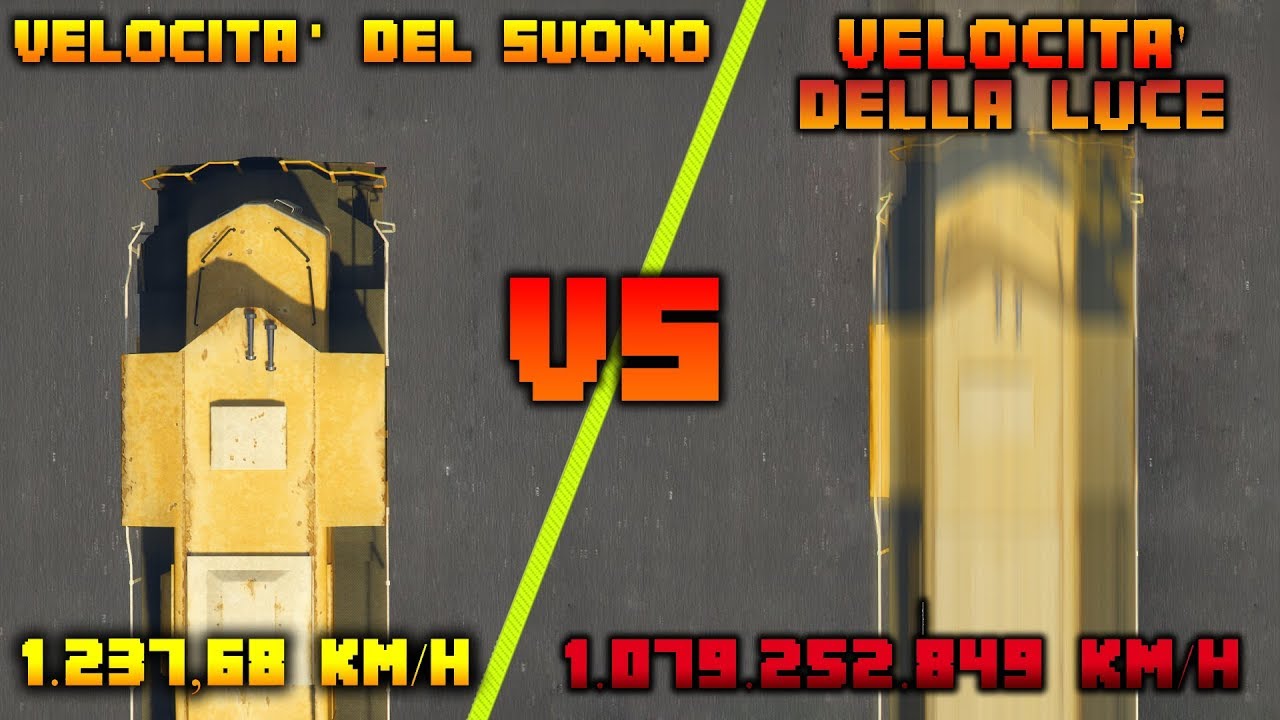PUO' IL TRENO VIAGGIARE ALLA VELOCITA' DELLA LUCE SU GTA 5 ?