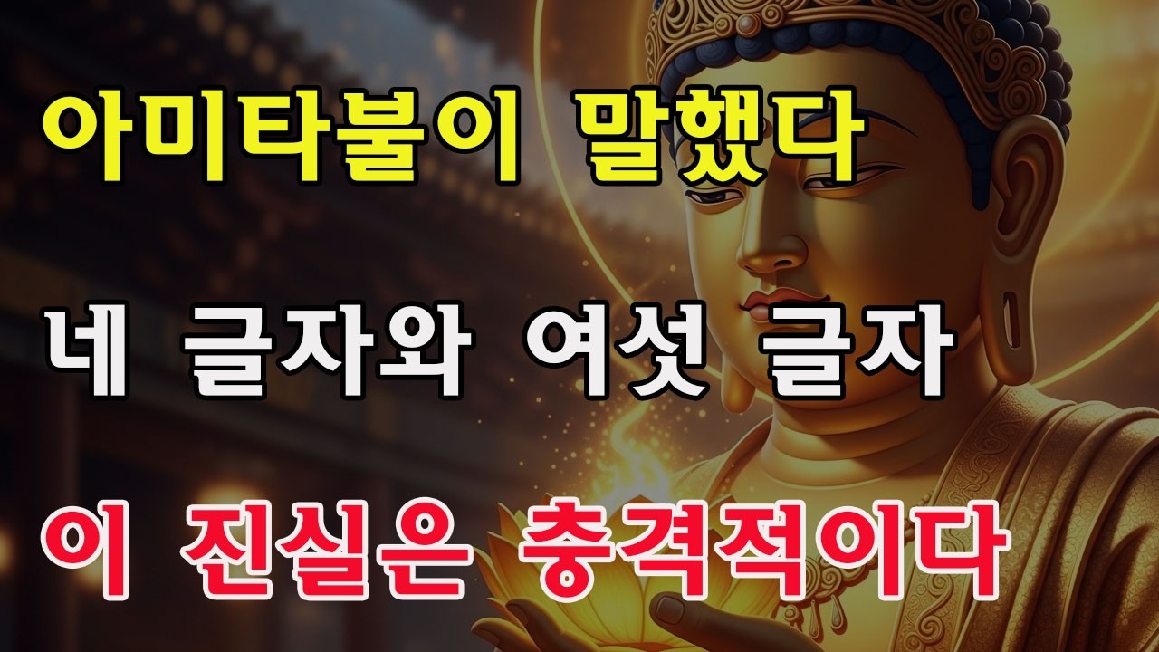 네 글자 ‘아미타불’과 여섯 글자 ‘나무아미타불’의 차이는 무엇인가? 수행자라면 반드시 알아야 한다