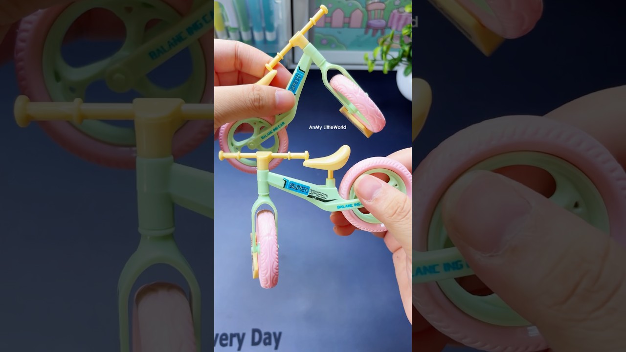 Mini DIY Assembly Balancing Bike Toy #anmy #toys