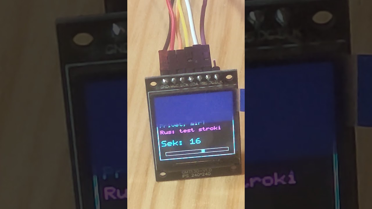 Interface TFT ST7789  1.3&Prime; 240&times;240 TFT  Display with ESP8266  А почему у меня не работает?